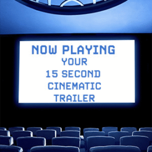 15 Second Cinematic Book Trailer